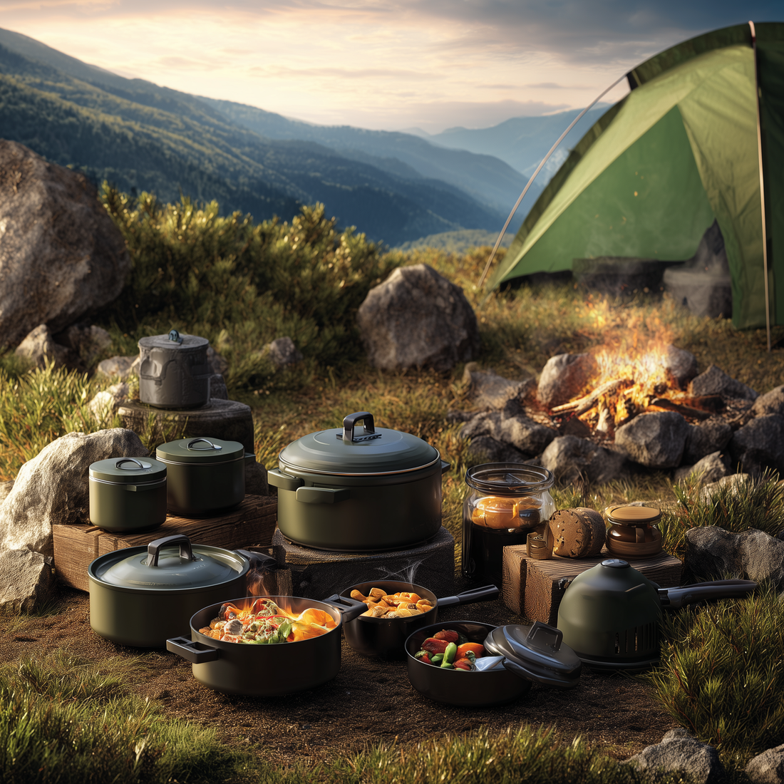 Easy Camp Cooking Sets: Simple, Practical Camping Cooking for Every Outdoor Adventure