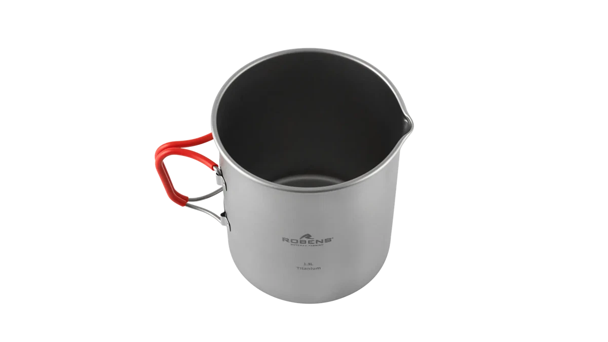 Robens Forge Duo Pot UL accessories set, lightweight camping cookware with durable handles and compact design for outdoor cooking.