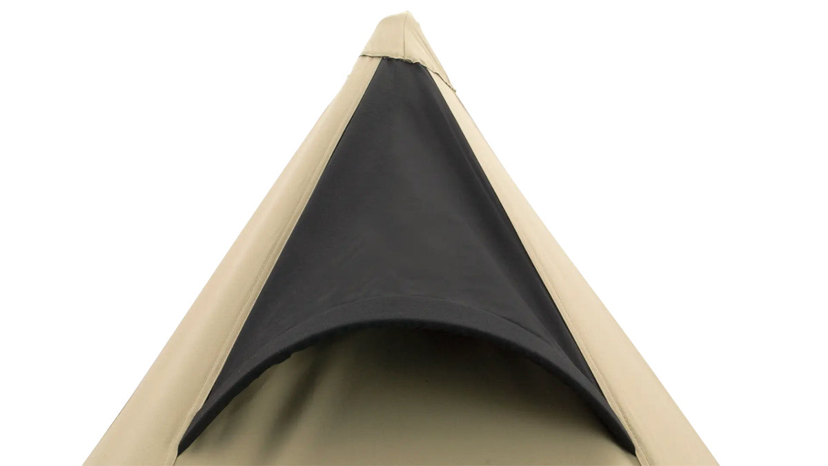Robens Fairbanks Grande Tipi Tent with spacious interior, polycotton fabric, designed for 7-person camping trips.