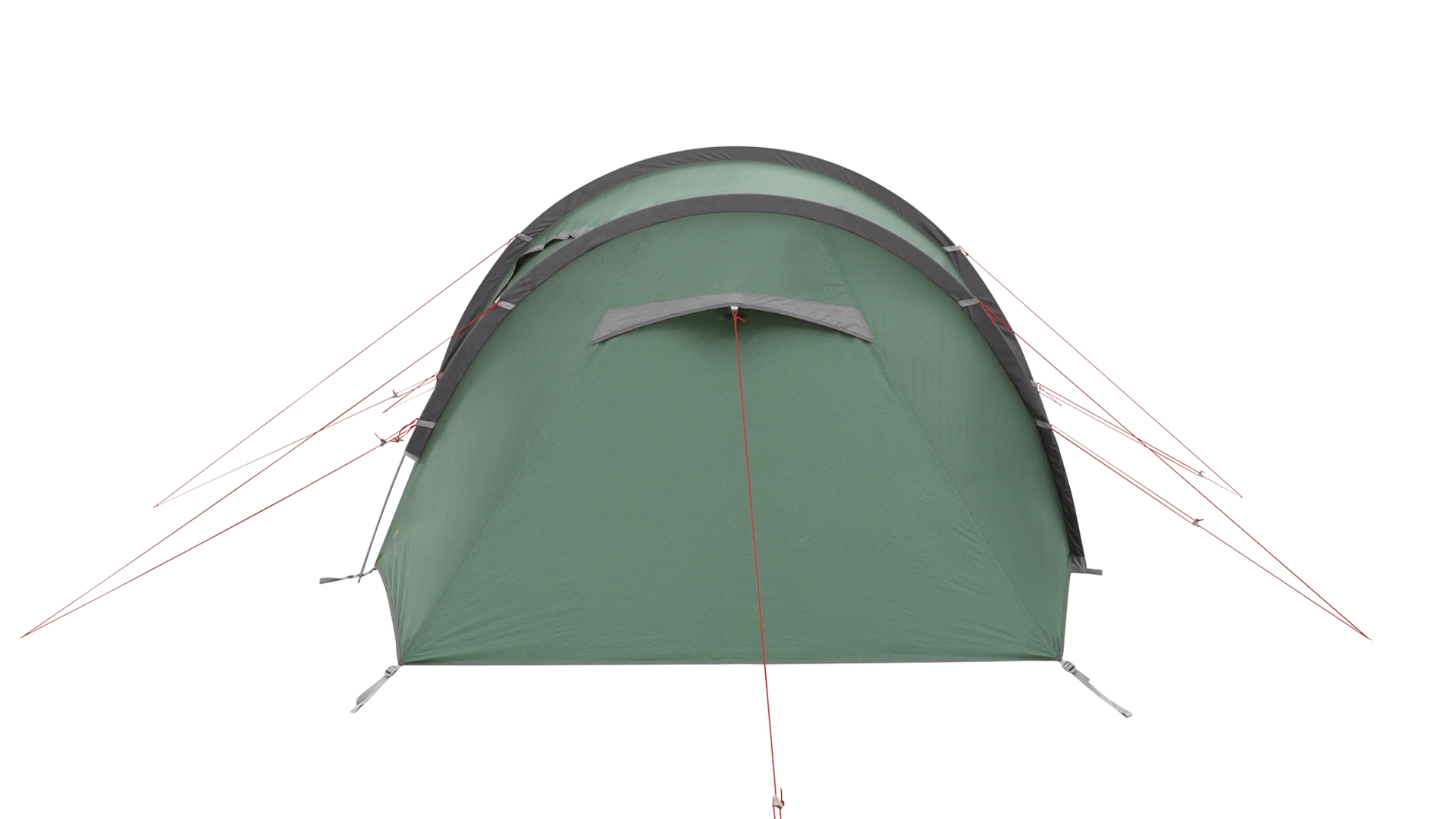 Robens Sage 3 PRO tunnel tent set up outdoors with rainfly and mesh windows, showcasing its durable camping design.