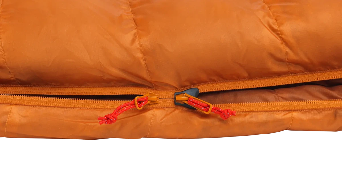 Robens Scoria UL -6°C sleeping bag open with its insulated interior visible, designed for cold-weather camping and outdoor adventures.