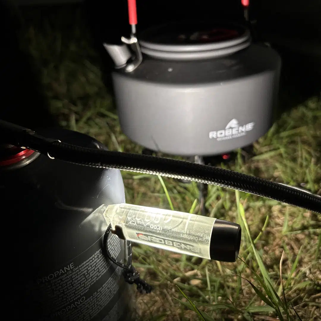 Robens Assynt Flashlight UL accessory showing compact, lightweight flashlight with adjustable focus and durable design for outdoor use.