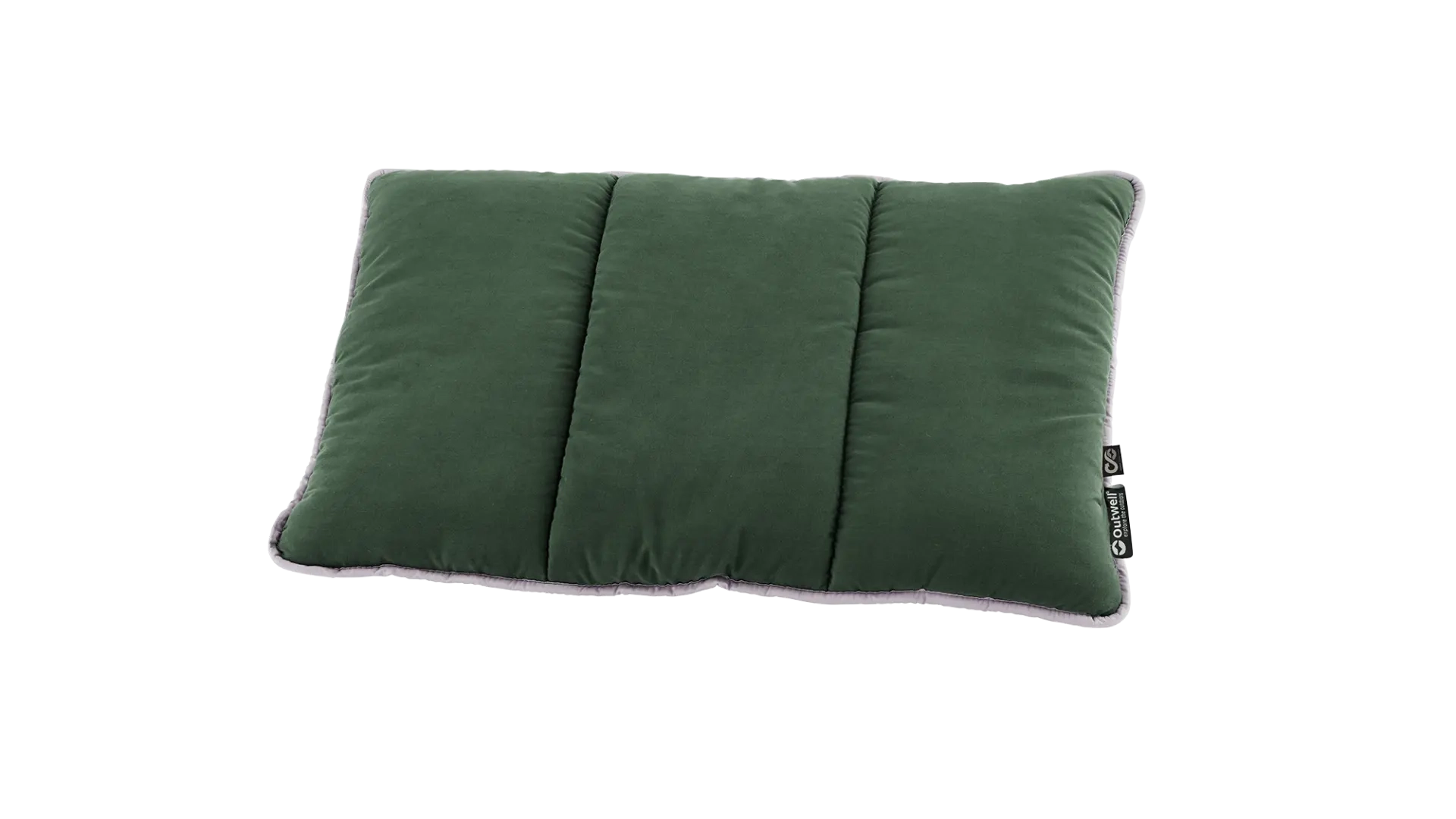 Outwell Constellation Pillow in green, a comfortable camping pillow with a soft fabric cover and supportive filling.