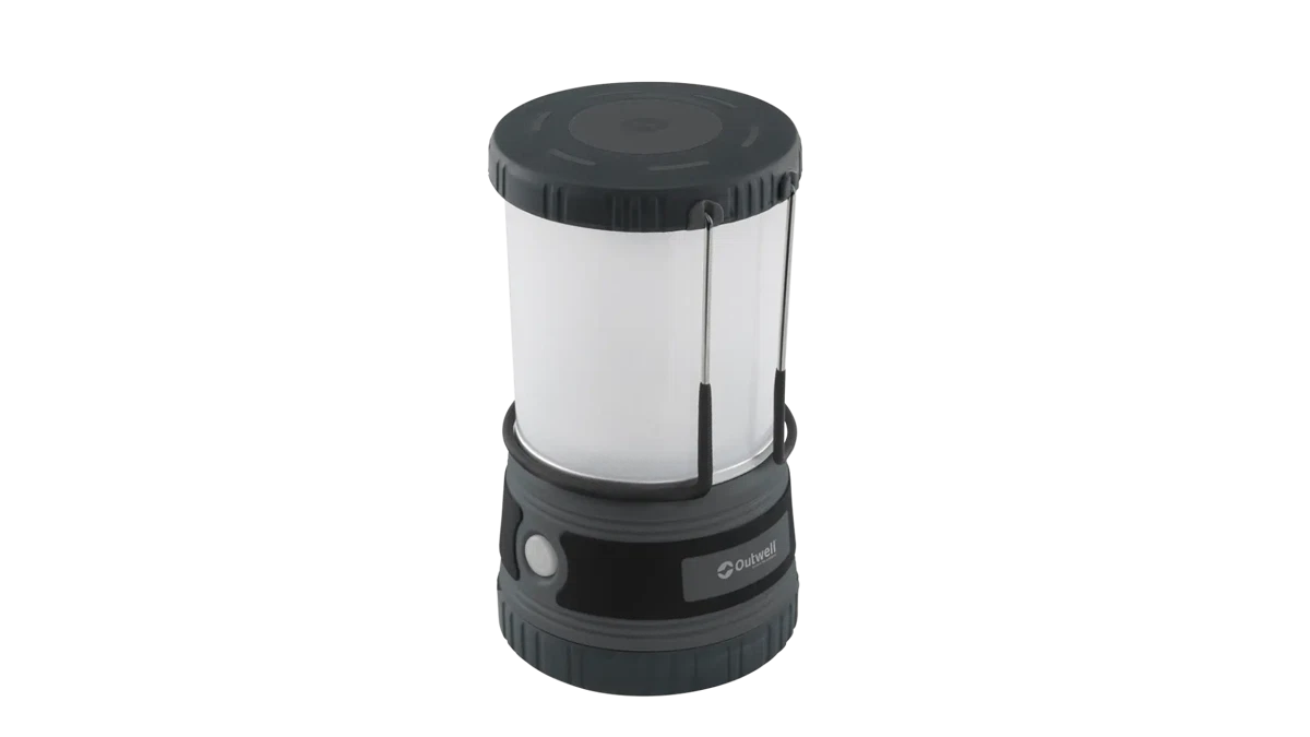 Outwell Carnelian DC 1000 camping lantern with bright LED light and durable design for outdoor illumination